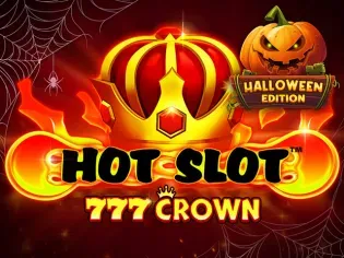 Hot Slot 777 Crown Halloween game cover